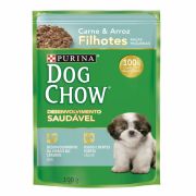 Dog Chow Sachê Filhote Raças Pequenas Carne & Arroz