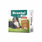 Drontal Plus 35kg Vermífugo com 2 comprimidos